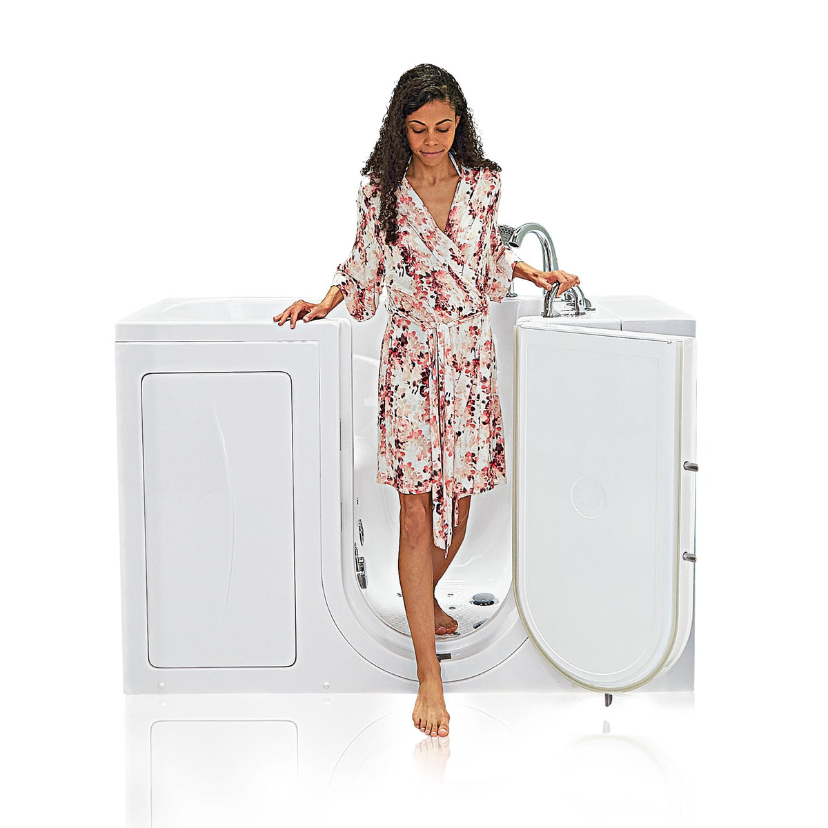 Ella's Bubbles Monaco 32"x52" Acrylic Walk-In Bathtub with 5 Piece Fast Fill Faucet