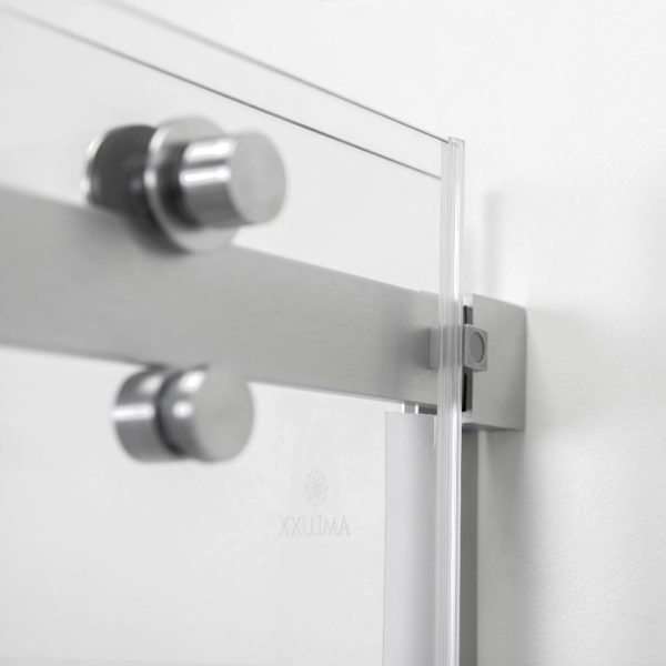 Ella's Bubbles Primo 60" × 72" 6mm Tempered Glass Sliding Door