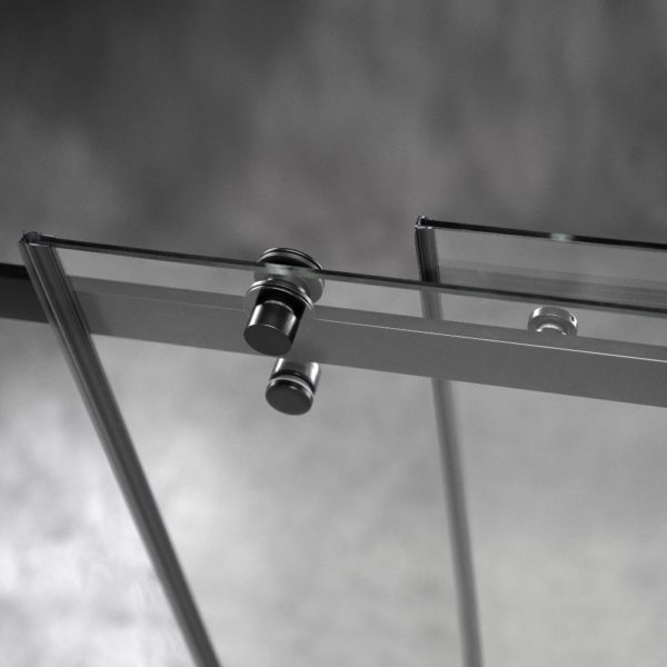 Ella's Bubbles Primo 60" × 72" 6mm Tempered Glass Sliding Door