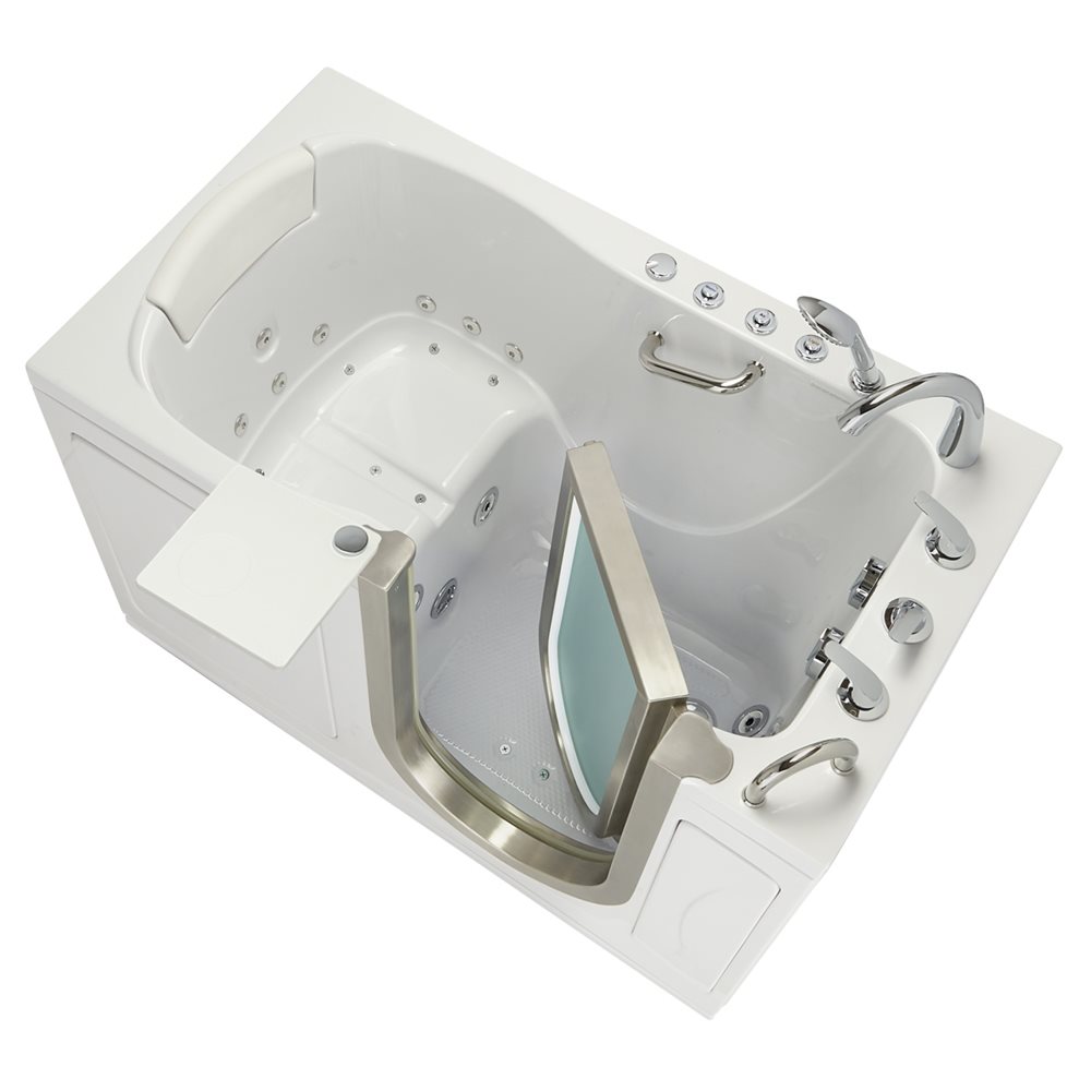 Ella's Bubbles Royal 32"x52" Acrylic Walk-In Bathtub with 5 Piece Fast Fill Faucet