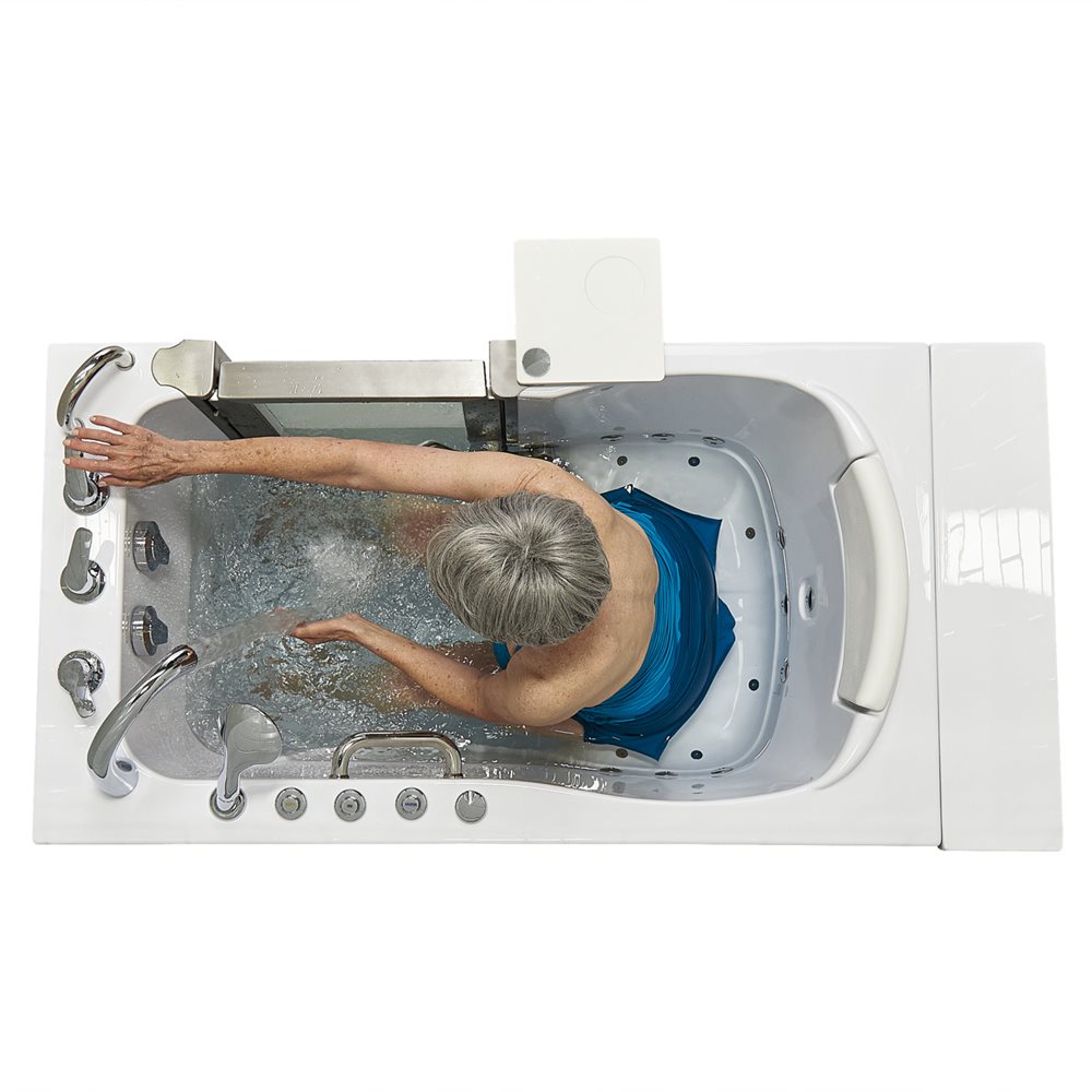 Ella's Bubbles Royal 32"x52" Acrylic Walk-In Bathtub with 5 Piece Fast Fill Faucet