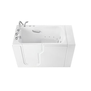 Ella's Bubbles Standard 30″x52” Acrylic Hydro Therapy Massage Walk In Bathtub ES3052H