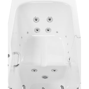 Ella's Bubbles Standard 30″x52” Acrylic Hydro Therapy Massage Walk In Bathtub ES3052H