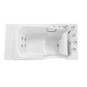 Ella's Bubbles Standard 30″x52” Acrylic Hydro Therapy Massage Walk In Bathtub ES3052H