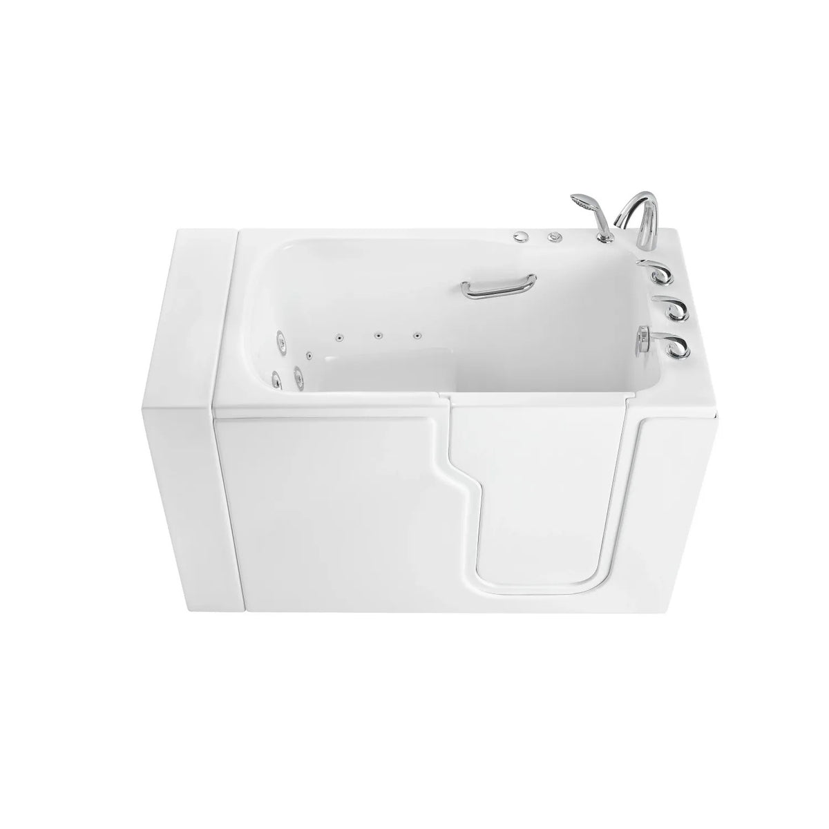 Ella's Bubbles Standard 30″x52” Acrylic Hydro Therapy Massage Walk In Bathtub ES3052H