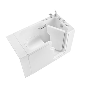 Ella's Bubbles Standard 30″x52” Acrylic Hydro Therapy Massage Walk In Bathtub ES3052H