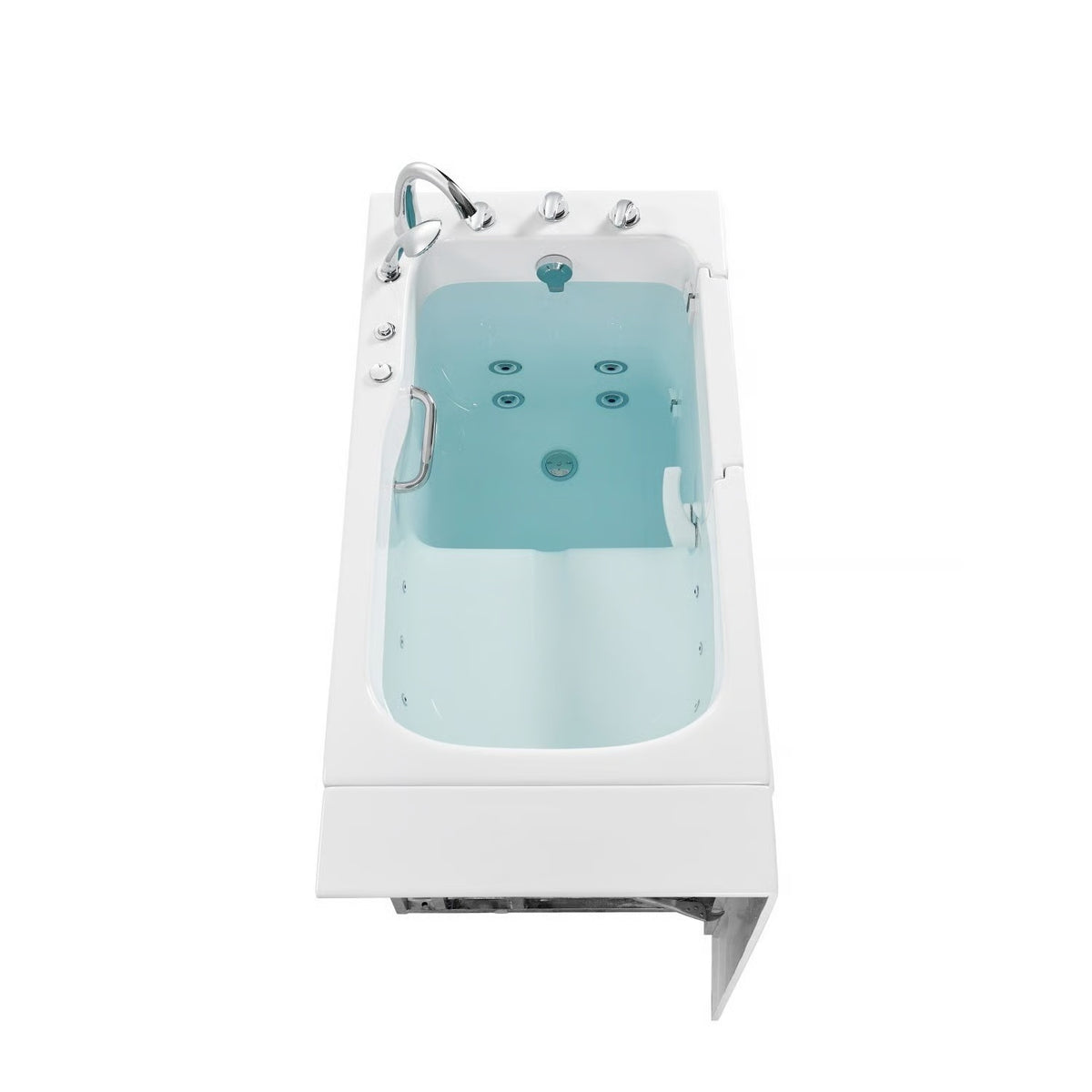 Ella's Bubbles Standard 30″x52” Acrylic Hydro Therapy Massage Walk In Bathtub ES3052H