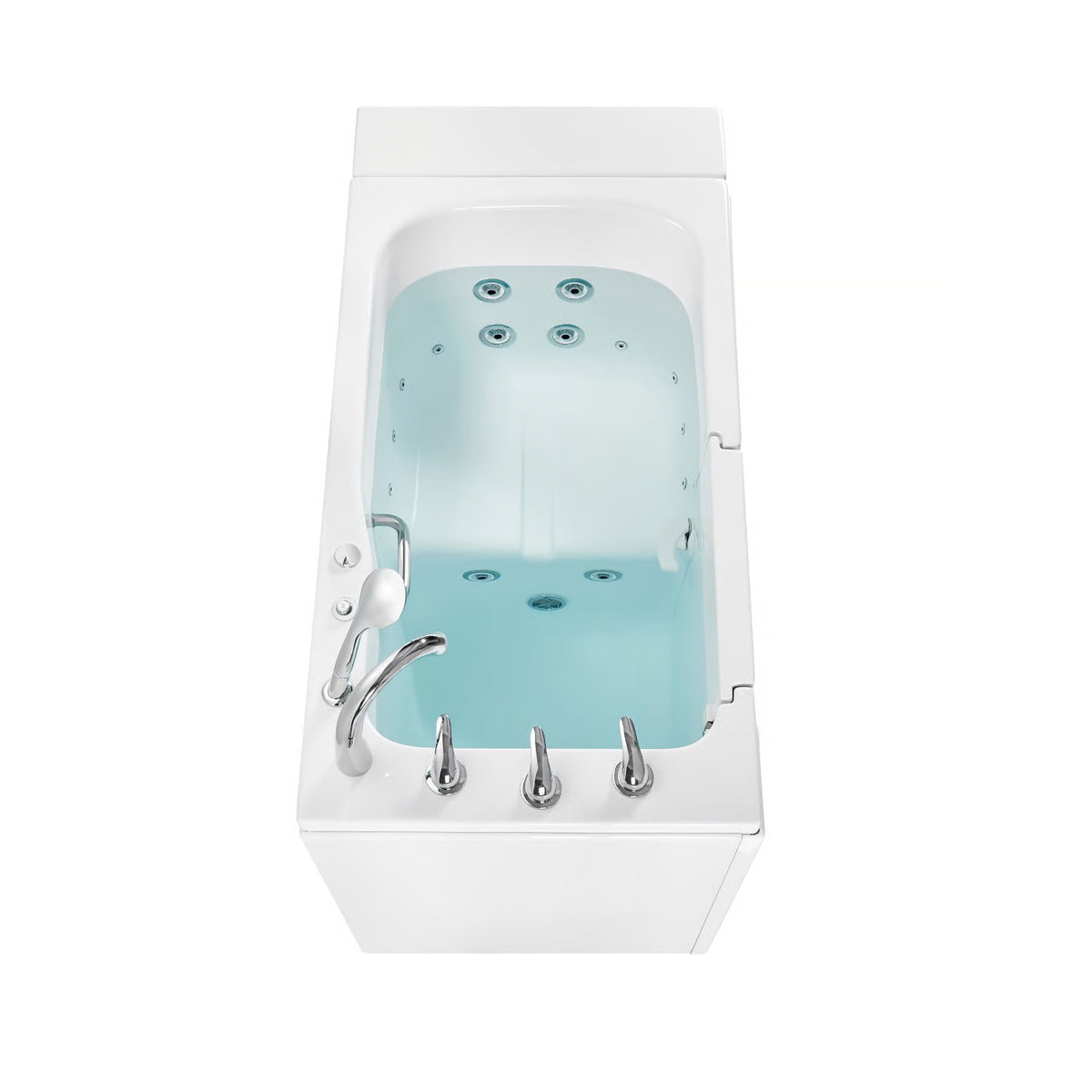 Ella's Bubbles Standard 30″x52” Acrylic Hydro Therapy Massage Walk In Bathtub ES3052H