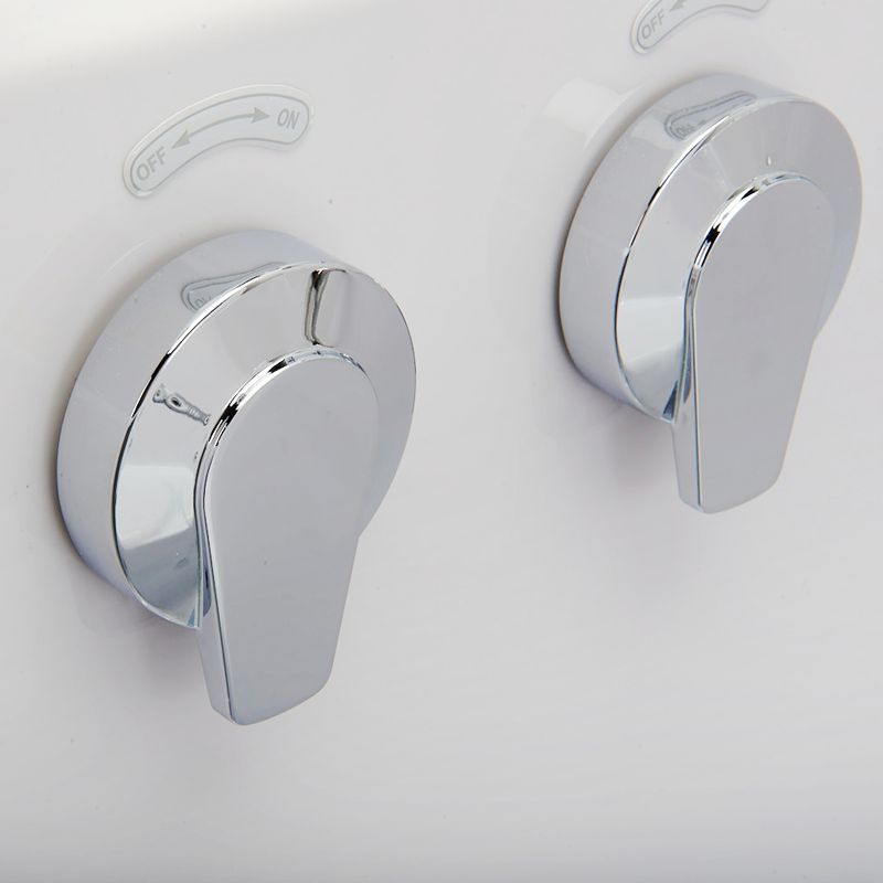 Ella's Bubbles Tub4Two 32"x60" Hydro + Air Massage with Independent Foot Massage Acrylic Two Seat Walk in Tub TO2SA3260