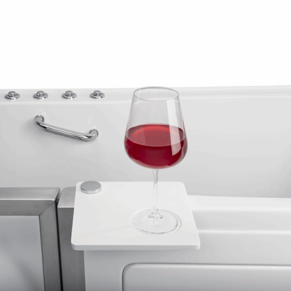 Ella's Bubbles Ultimate 30"x60" Acrylic Air and Hydro Massage + Independent Foot Massage Walk-In-Bathtub, 5 Piece Fast Fill Faucet, 2" Dual Drain HHA321