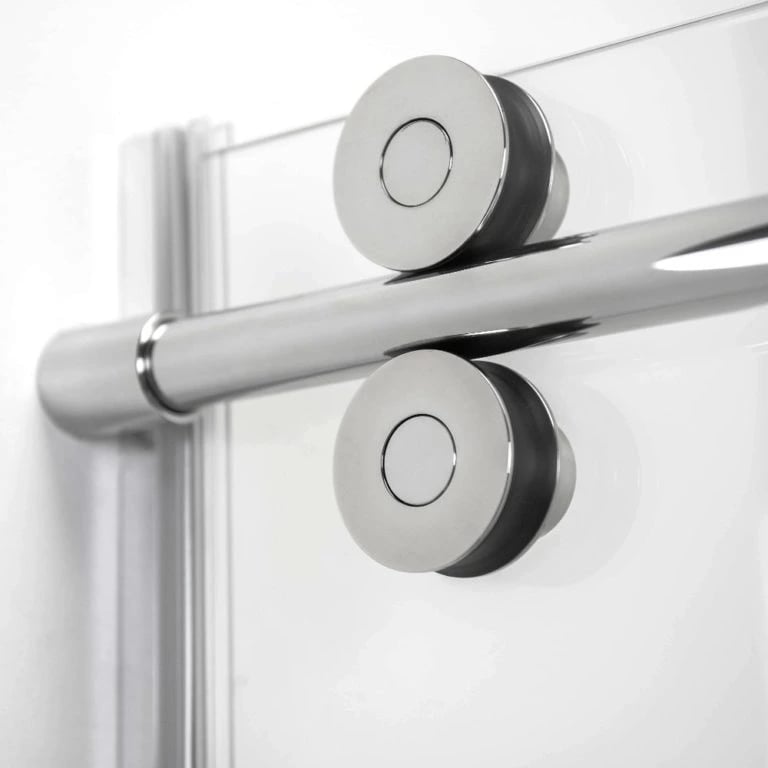 Ella's Bubbles Vivid 60″ × 78″ 8mm Tempered Glass Sliding Door ALBESS03C