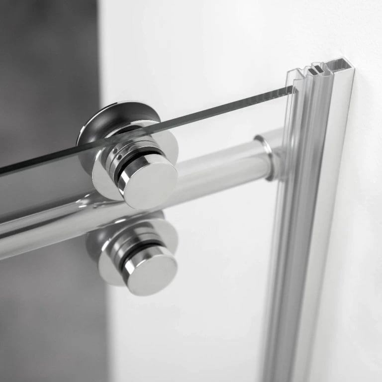 Ella's Bubbles Vivid 60″ × 78″ 8mm Tempered Glass Sliding Door ALBESS03C