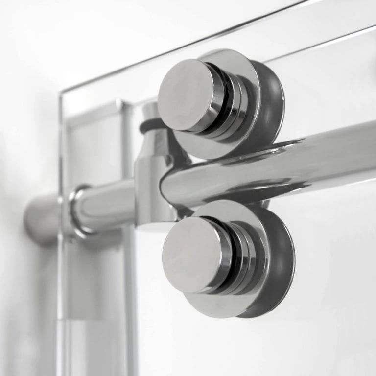 Ella's Bubbles Vivid 60″ × 78″ 8mm Tempered Glass Sliding Door ALBESS03C