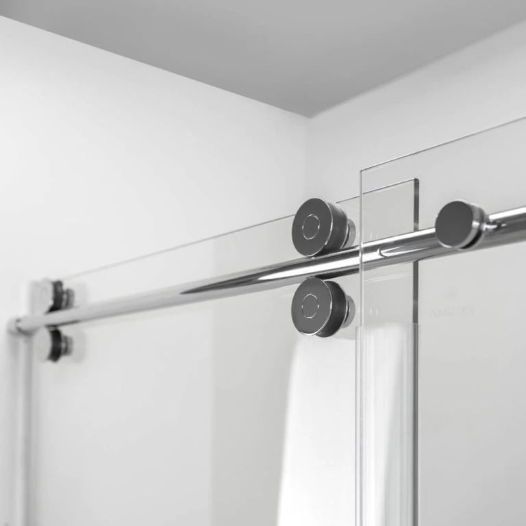 Ella's Bubbles Vivid 60″ × 78″ 8mm Tempered Glass Sliding Door ALBESS03C