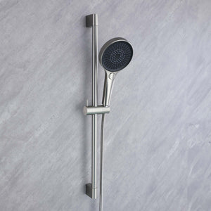 Ella's Bubbles Waterfall Bathtub Faucet Wall Mount with 24″ Slider and Hand Held Shower WMF