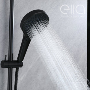 Ella's Bubbles Waterfall Bathtub Faucet Wall Mount with 24″ Slider and Hand Held Shower WMF