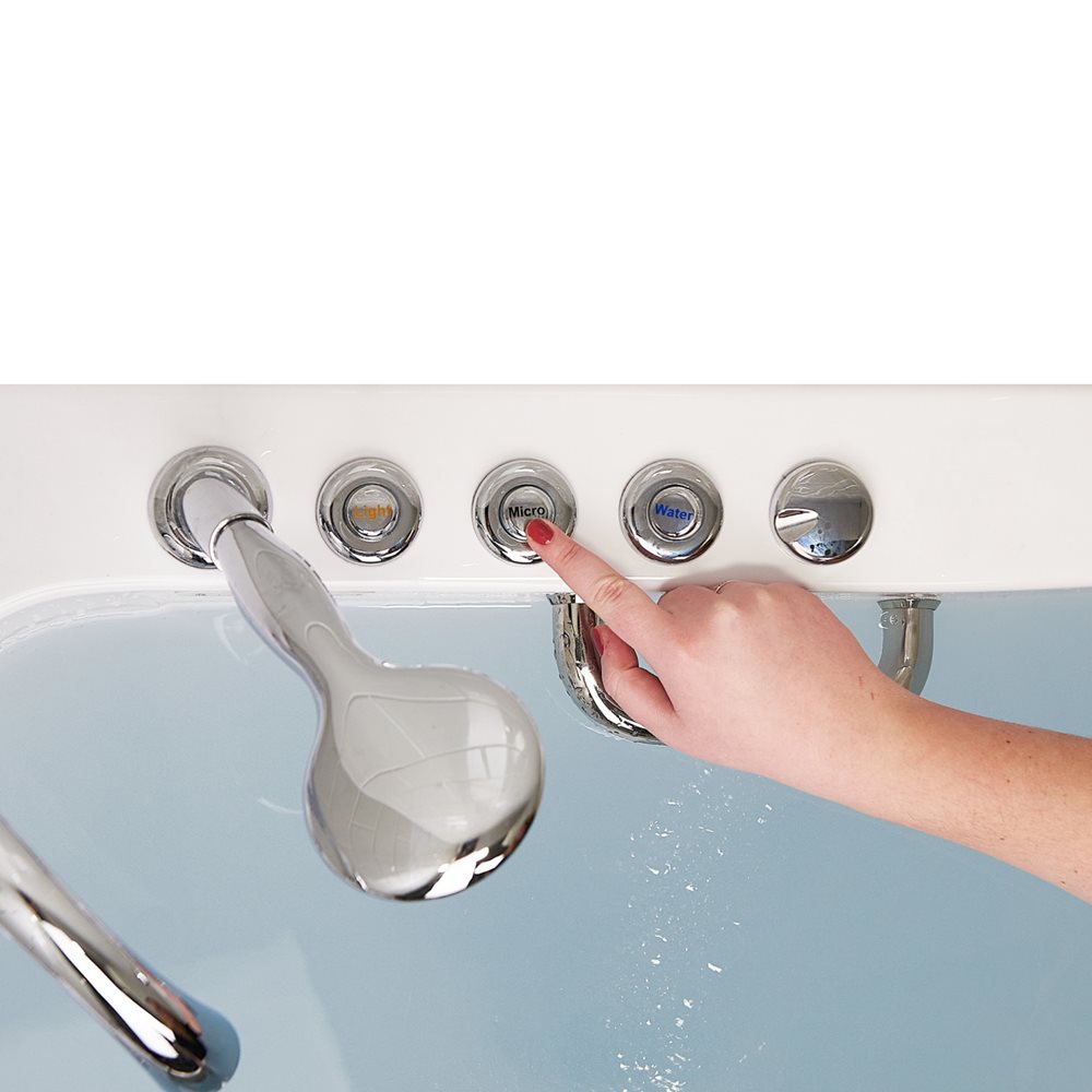 Ella's Bubbles Wheelchair Transfer 30"x60" Acrylic Walk-In Bathtub with 5 Piece Fast Fill Faucet OLA3060