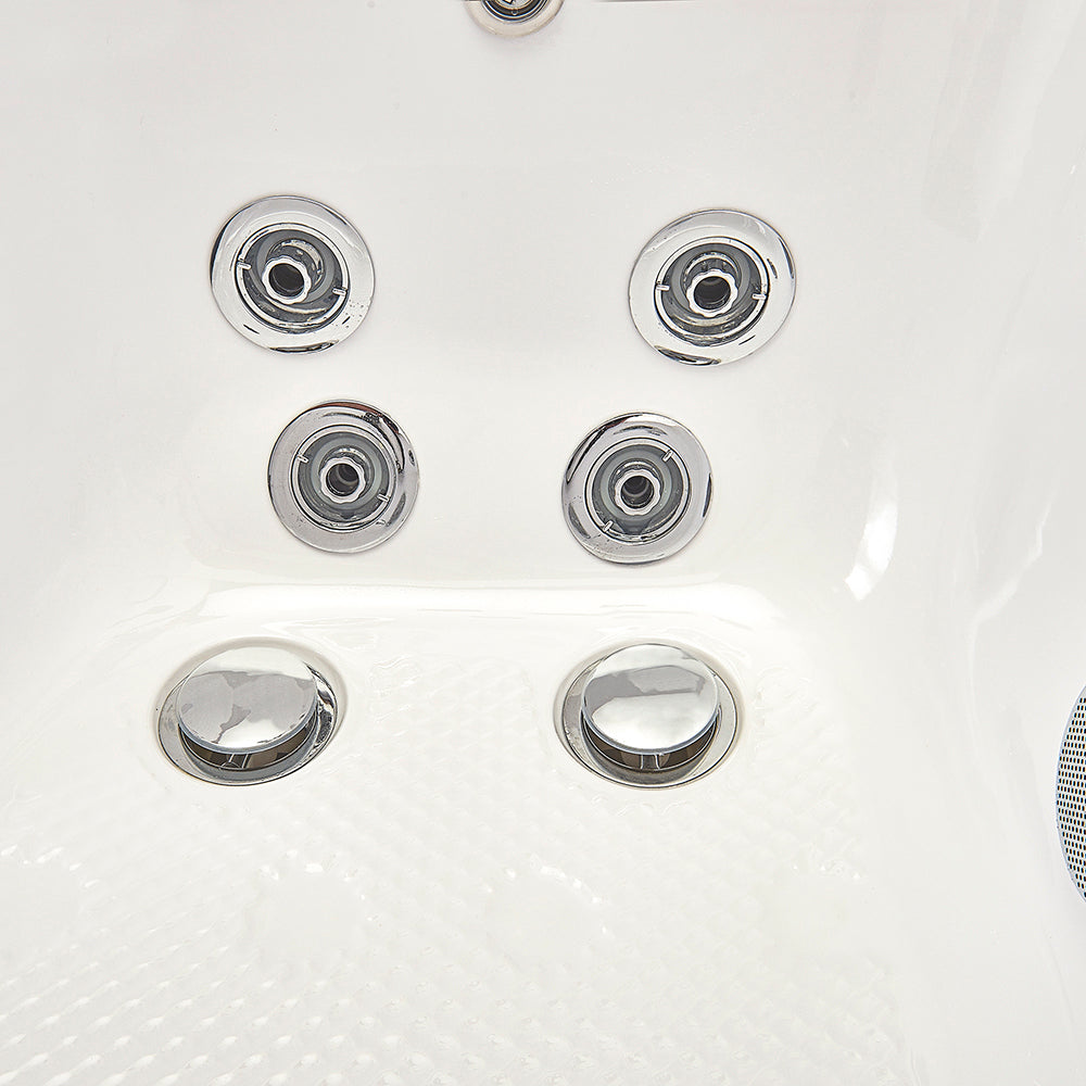 Ella's Bubbles Wheelchair Transfer 30"x60" Acrylic Walk-In Bathtub with 5 Piece Fast Fill Faucet OLA3060