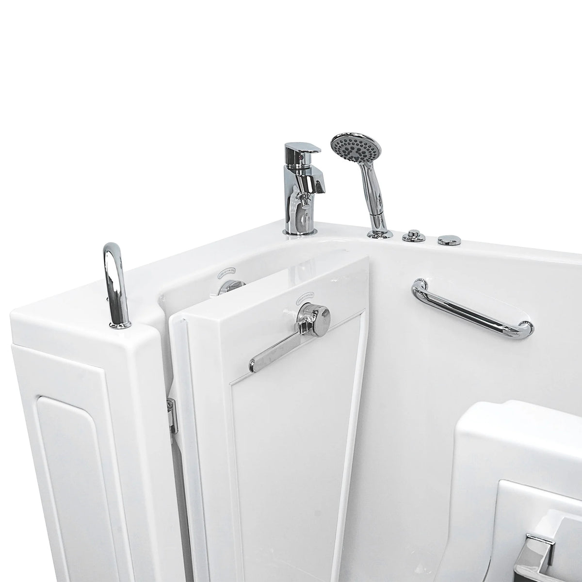 Ella's Bubbles Zen60 Acrylic Hydro Inward Swing Door Massage Walk in Tub EZ3060