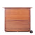Enlighten sauna SaunaTerra Dry Traditional SunRise 5 Person Indoor Canadian Red Cedar Wood Outside And Inside with glass door and windows front view - Vital Hydrotherapy