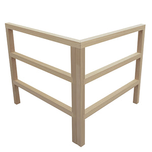 Finlandia 2 Sided, Cedar Heater Guard, for FIN/FLB/KV Heaters, Right Return FENCE-2R