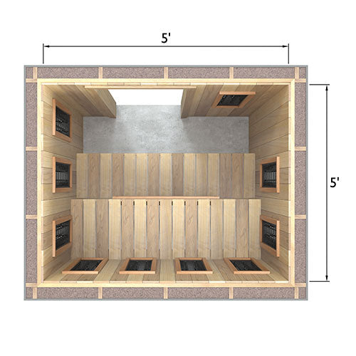 Finnmark Spectrum Plus™ 5' x 5' Infrared Heater Panel Kit, 3850 W, 240 V, 16.1 A SP5X5