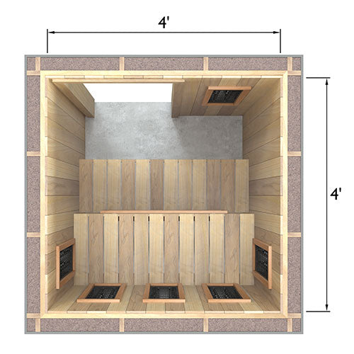 Finnmark Spectrum Plus™ 4' x 4' Infrared Heater Panel Kit, 2100 W, 120 V, 17.5 A SP4X4