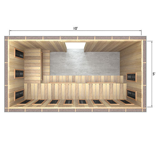 Finnmark Spectrum Plus™ 5' x 10' Infrared Heater Panel Kit, 5600 W, 240 V, 23.4 A SP5X10