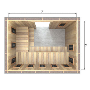 Finnmark Spectrum Plus™ 5' x 7' Infrared Heater Panel Kit, 4550 W, 240 V, 19 A SP5X7