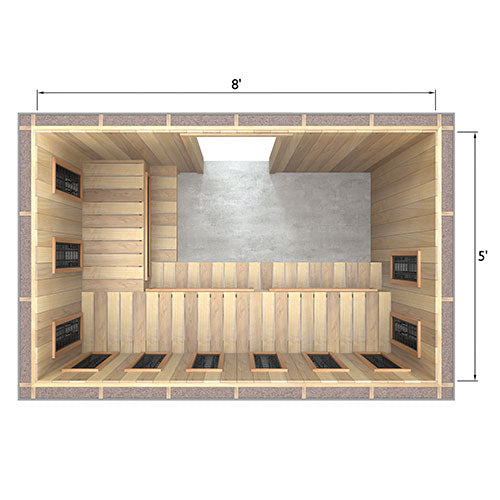 Finnmark Spectrum Plus™ 5' x 8' Infrared Heater Panel Kit, 4900 W, 240 V, 20.5 A SP5X8