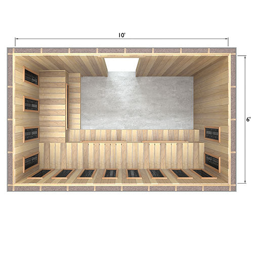Finnmark Spectrum Plus™ 6' x 10' Infrared Heater Panel Kit, 5950 W, 240 V, 24.8 A SP6X10