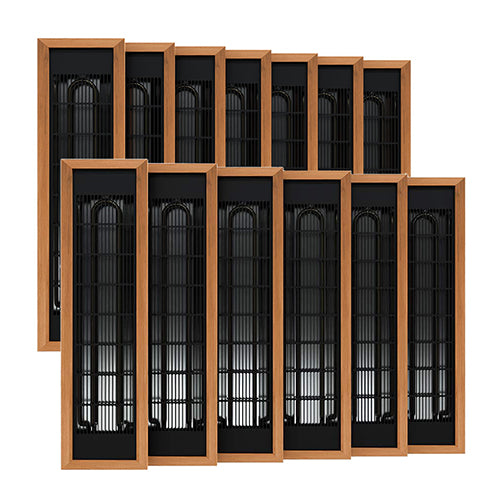 Finnmark Spectrum Plus™ 6' x 6' L-Shaped Infrared Heater Panel Kit, 4550 W, 240 V, 19 A SP6X6L