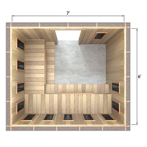 Finnmark Spectrum Plus™ 6' x 7' Infrared Heater Panel Kit, 4900 W, 240 V, 20.5 A SP6X7
