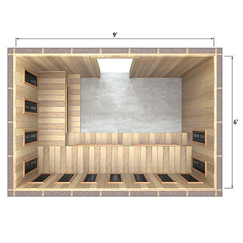 Finnmark Spectrum Plus™ 6' x 9' Infrared Heater Panel Kit, 5600 W, 240 V, 23.4 A SP6X9