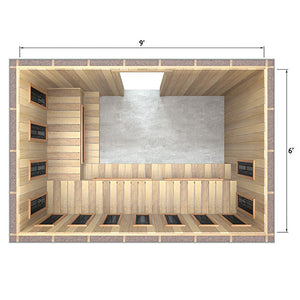 Finnmark Spectrum Plus™ 6' x 9' Infrared Heater Panel Kit, 5600 W, 240 V, 23.4 A SP6X9