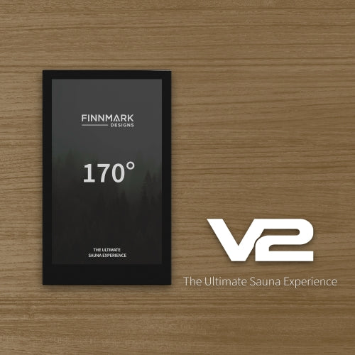 Finnmark V2LCDC-W V2 LCD Touchscreen IR Sauna Control with WiFi