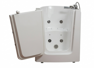 Avora Bath 38" x 33" White Front Entry Walk-In Tub