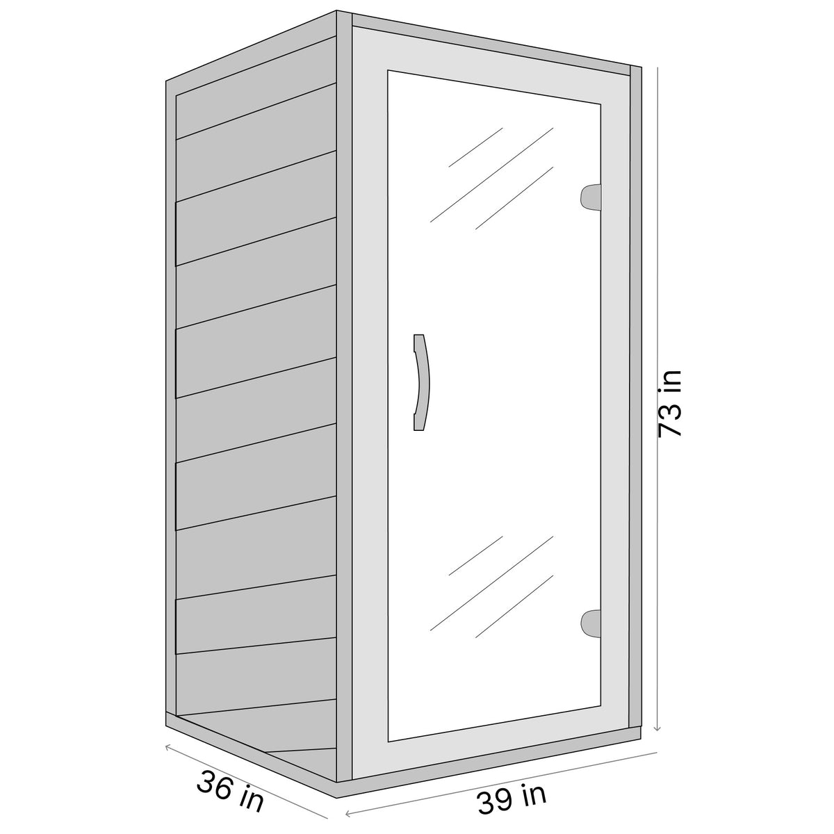 Dynamic Avila Elite 1-2-person Ultra Low EMF (Under 3MG) FAR Infrared Sauna (Canadian Hemlock) DYN-6103-01 Elite