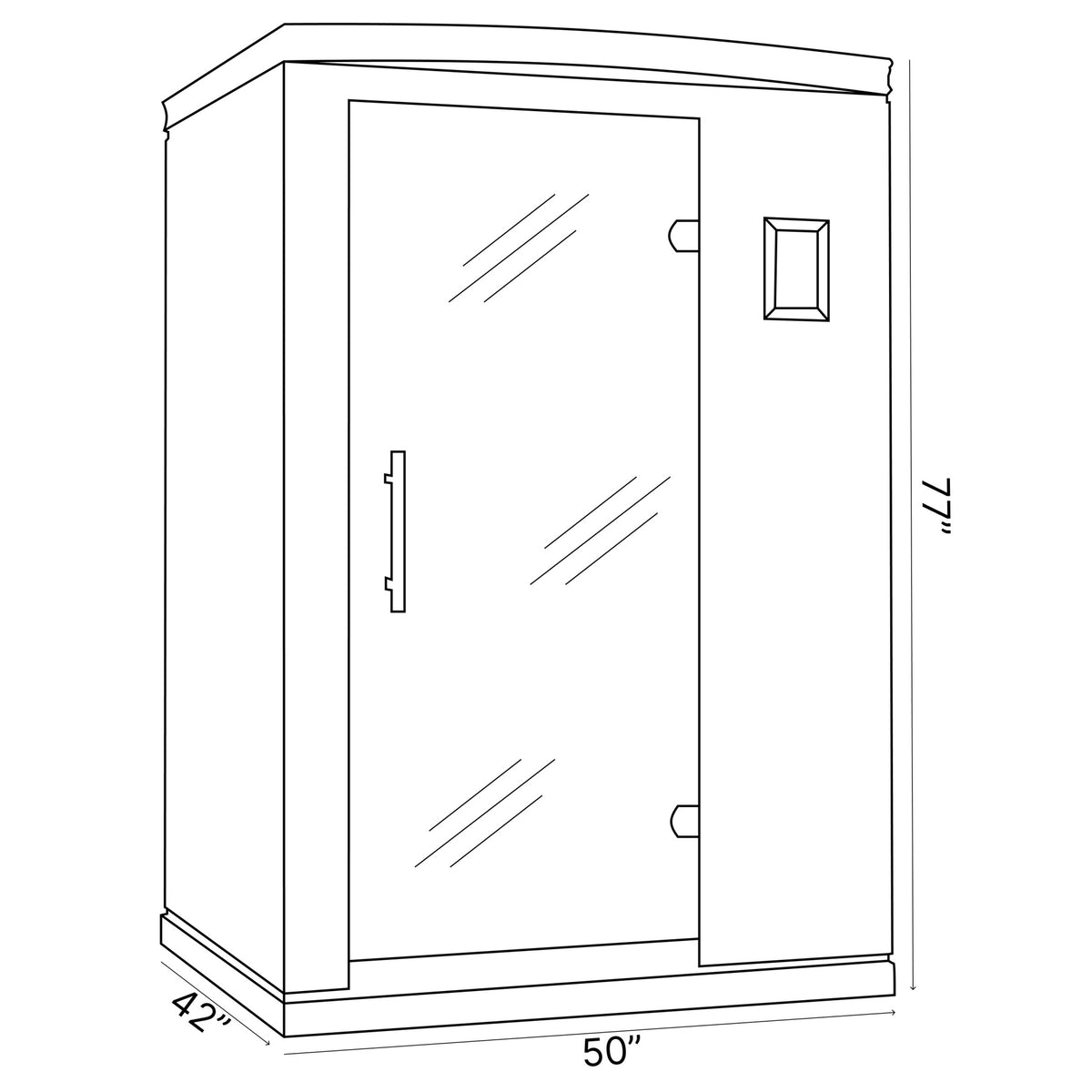 Dynamic Venice Elite 2-person Ultra Low EMF (Under 3MG) FAR Infrared Sauna (Canadian Hemlock) DYN-6210-01 Elite