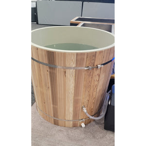 Golden Design Dynamic Cold Therapy Cedar Barrel Spa – Plastic Tub (Tub Only) DCT-B-042-PLPC