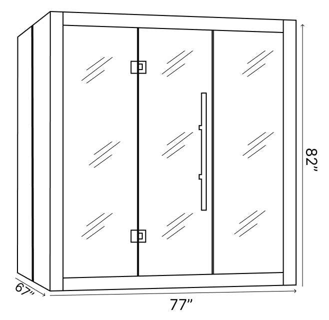 Golden Designs "Kuusamo Edition" 6 Person Traditional Steam Sauna Canadian Red Cedar Interior GDI-7206-01