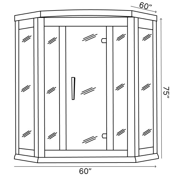 Maxxus 3 Person Full Spectrum Infrared Sauna - Canadian Red Cedar MX-M356-01-FS CED