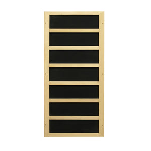 Golden Designs 1 Person Reserve Edition Full Spectrum Near Zero EMF Infrared Sauna (Canadian Hemlock) GDI-8010-02