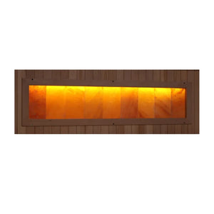 Golden Designs 6-Person Full Spectrum PureTech Near Zero EMF FAR Infrared Sauna with Himalayan Salt Bar (Canadian Hemlock) GDI-8260-01