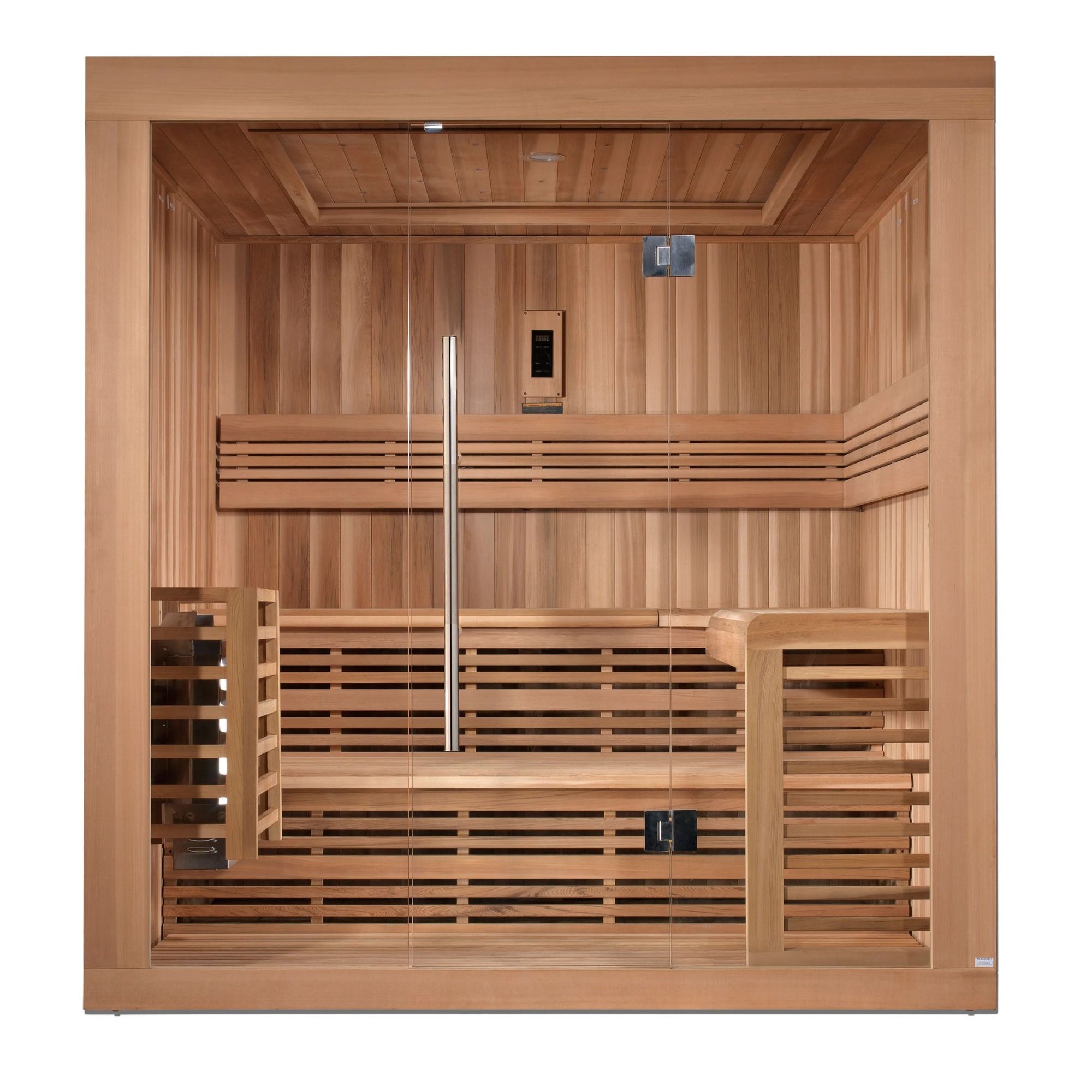 Golden Designs Osla Edition 6 Person Traditional Steam Sauna - Canadian Red Cedar GDI-7689-01