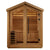 Golden Designs Savonlinna 3 Person Outdoor Traditional Sauna (GDI-8503-01) - Canadian Red Cedar Interior