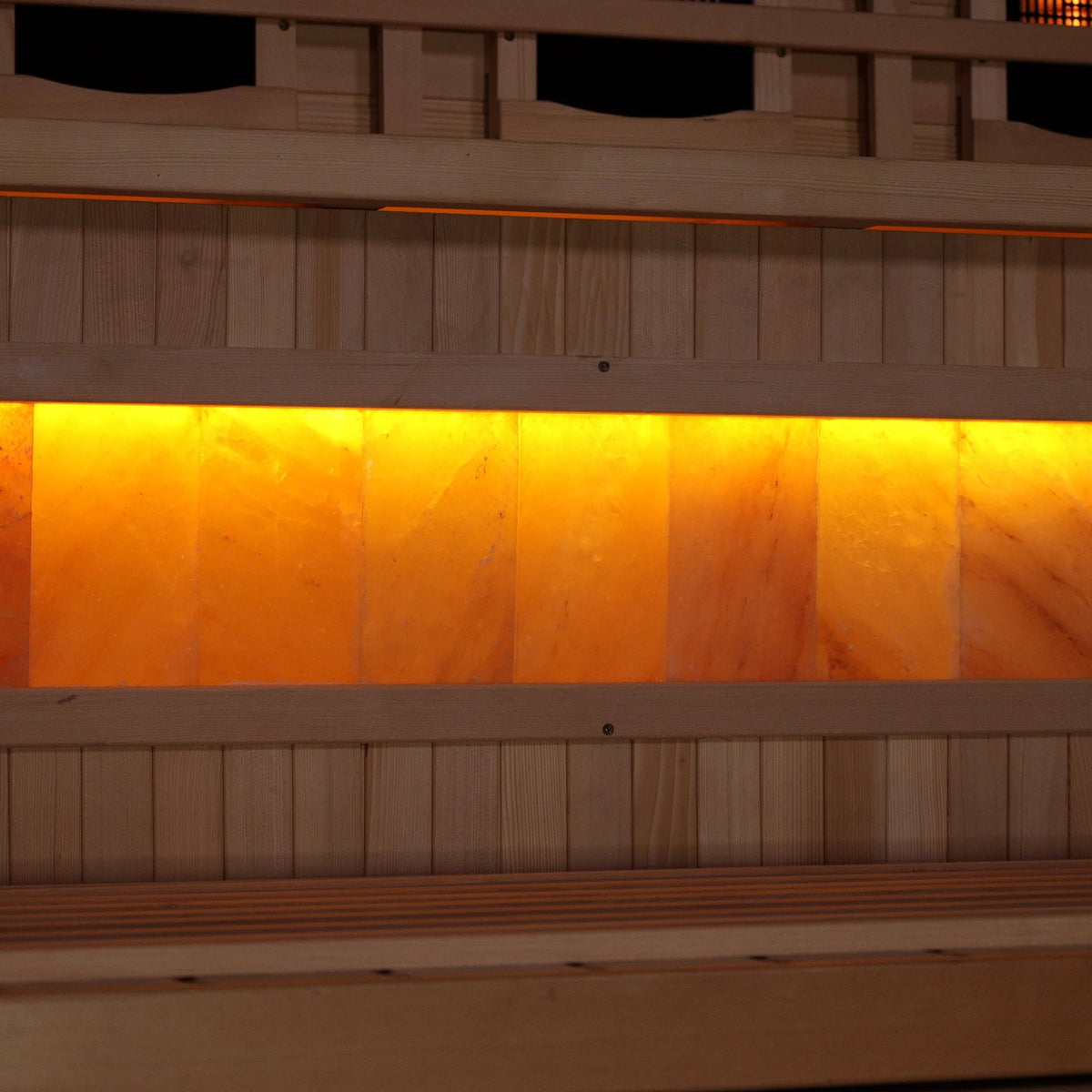 Golden Designs 3 Person 2025 Reserve Edition Full Spectrum with Himalayan Salt Bar GDI-8030-03