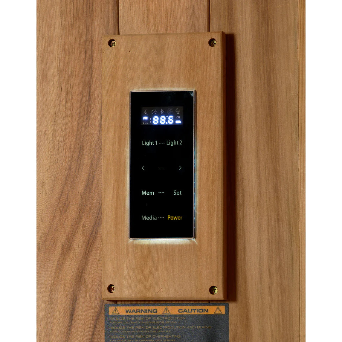 Golden Designs 2025 Updated "Copenhagen Edition" 3 Person Traditional Sauna - Canadian Red Cedar Interior and Pacific Premium Clear Cedar Exterior GDI-7389-02