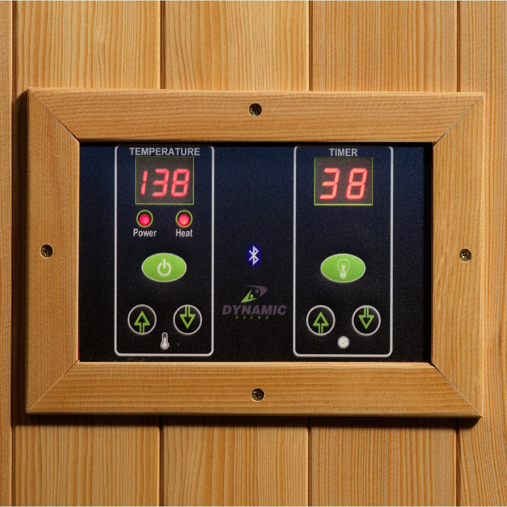 Golden Designs ***New 2026 Model*** Dynamic Gracia 1-2-Person Full Spectrum Near Zero EMF FAR IR Sauna DYN-6119-03 FS DYN-6119-03 FS