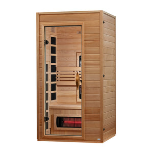 Golden Designs ***New 2026 Model*** Dynamic Martin 1-2 Person Full Spectrum Near Zero EMF FAR IR Sauna DYN-6006-03 FS